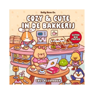 Cozy Colouring - Cozy & Cute in de bakkerij - PURE Slow Down