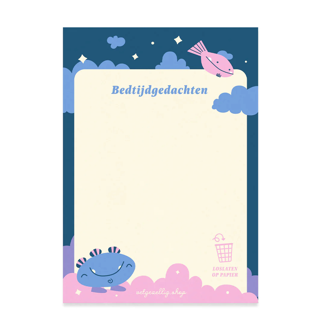 Bedtijdgedachten Bedtijdgedachten - Notitieblok A5 - PURE Slow Down