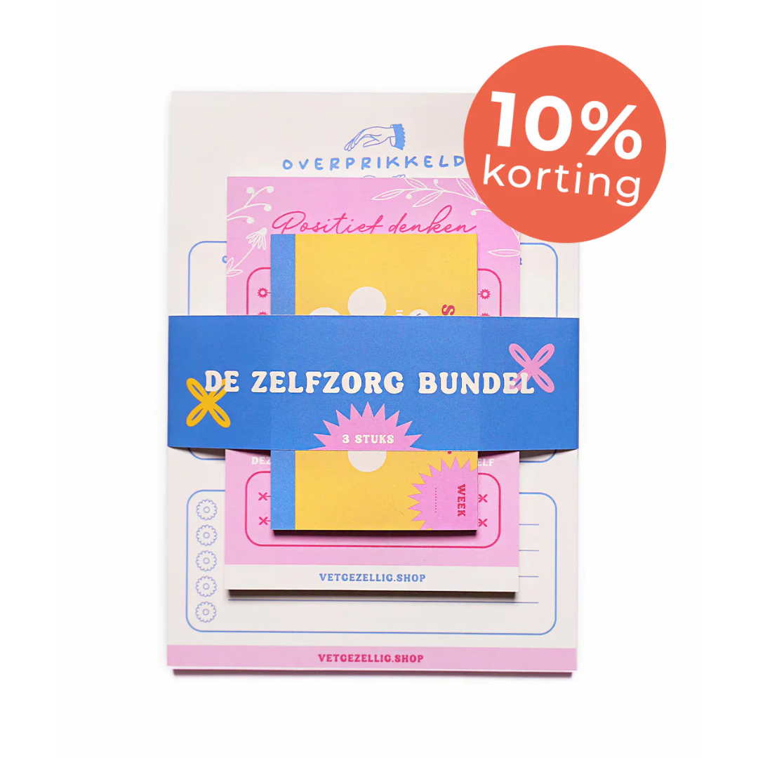 De Zelfzorg Bundel De Zelfzorg Bundel - 3 notitieblokken voor inzicht _ PURE Slow Down