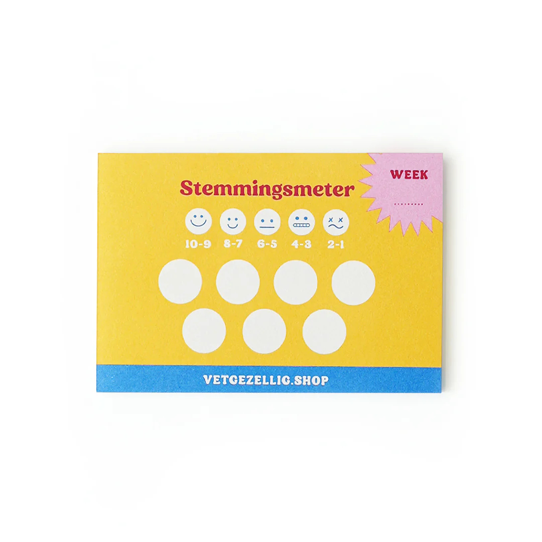 Stemmingsmeter Stemmingsmeter notitieblokje - PURE Slow Down