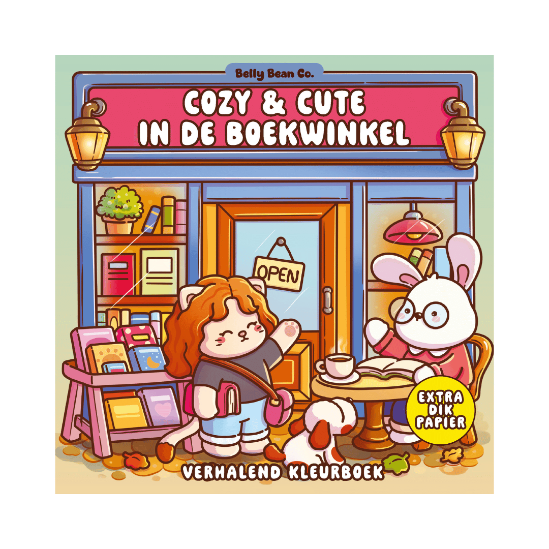 Cozy Colouring - Cozy en Cute in de boekwinkel Cozy Colouring - Cozy en Cute in de boekwinkel